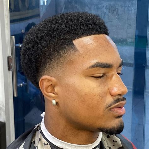 Black Man Low Box Fade Haircut