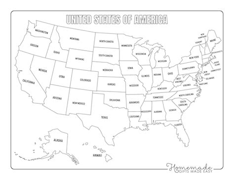 Blank Us Political Map Printable Printable Maps