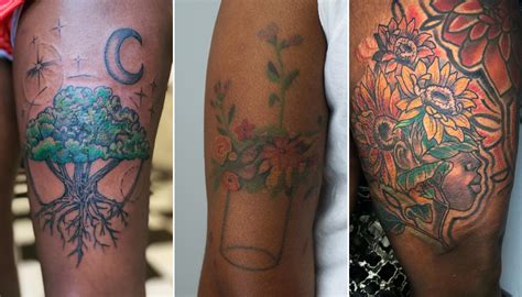 Black People With Color Tattoos