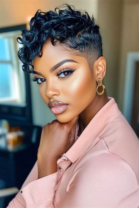 Black Pixie Cut Styles