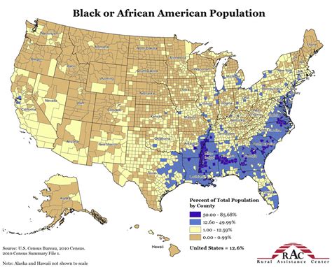 Percent Black by USA county Map, History geography, World geography