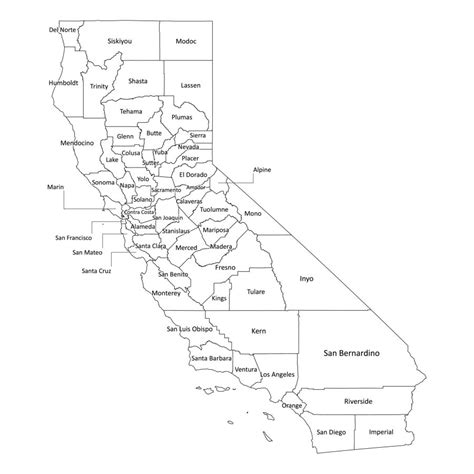 California Map Silhouette Free vector silhouettes