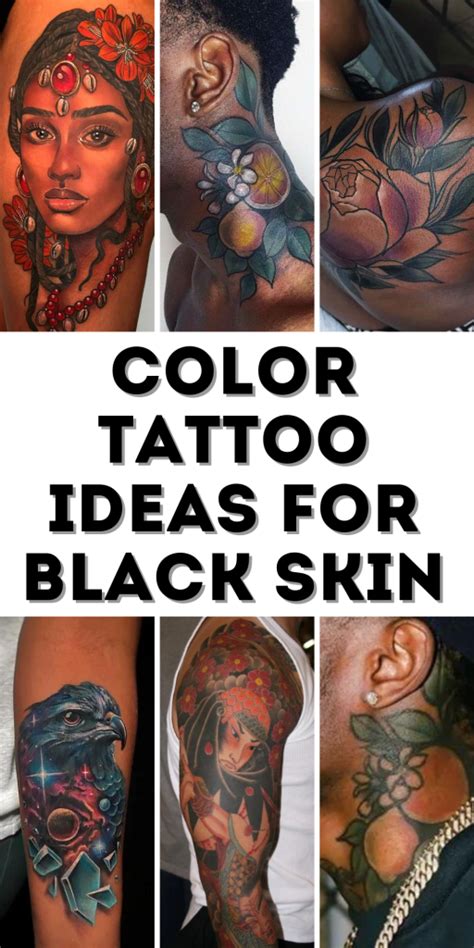 Black Skin And Tattoos