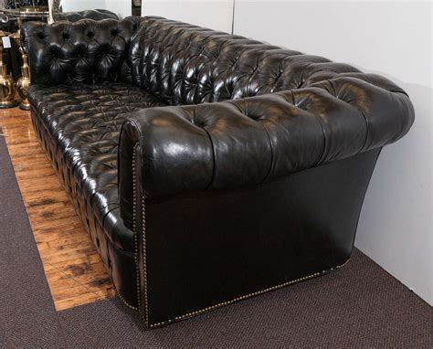 Black Tufted Couch