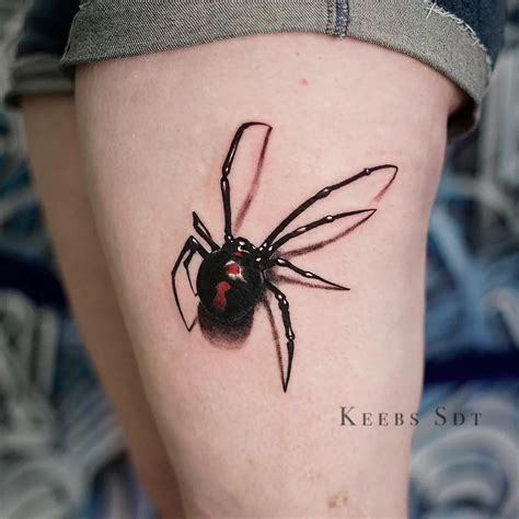 BLACK WIDOW TATTOO DESIGNS, IDEAS AND MEANING