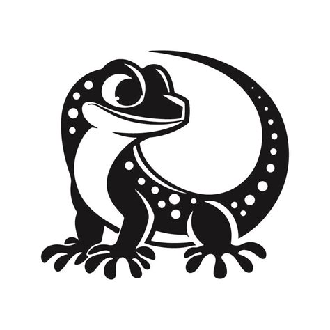 Download Black and White Lizard SVG File - SVG Design Cricut SVG Free PSD Mockups