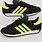 Black and Yellow Adidas Shoes