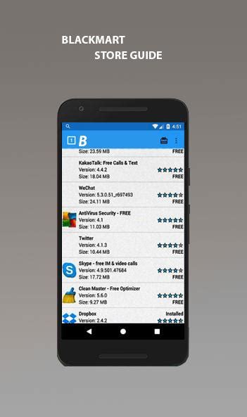 BlackMart App have on Android