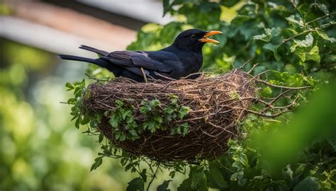 Blackbird Nesting Sites