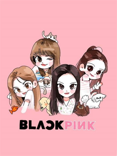 Blackpink Cartoon Cute