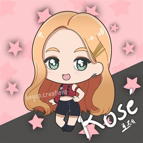 Blackpink Chibi Rose