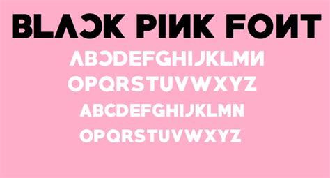 Blackpink Font Download