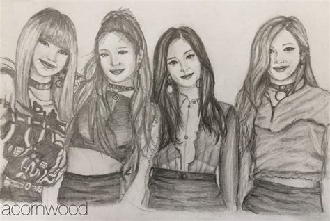 Blackpink Group Drawing