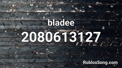 Bladee Roblox ID