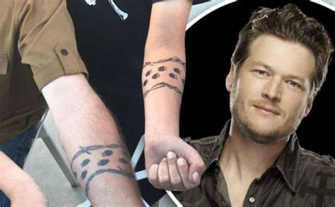 Blake Shelton Tattoo Meaning / 22 Celebrities With Tattoos
