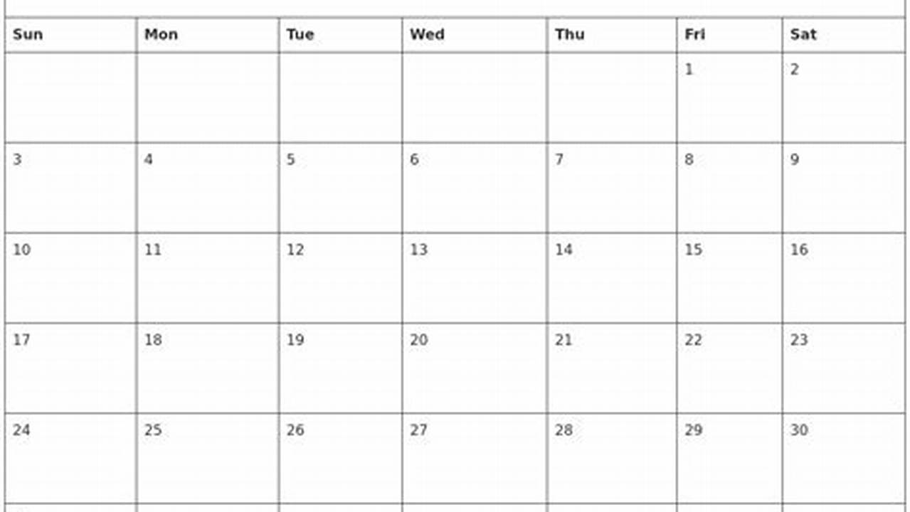 Blank Calendar Template March 2024 Calendar Printable