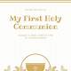 Blank Holy Communion Invitation Template