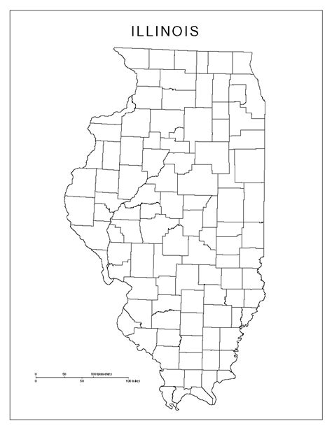 Illinois Map Template 8 Free Templates in PDF, Word, Excel Download