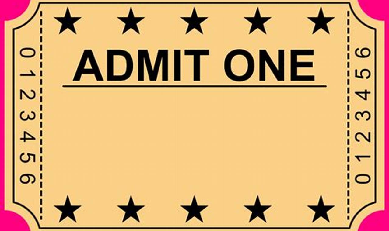 Tips for Creating Blank Movie Tickets That Drive Attendance