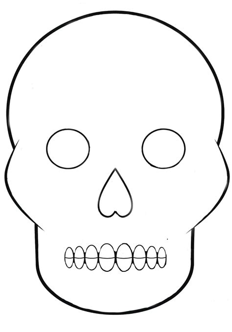 Sugar Skull Drawing Template at GetDrawings Free download