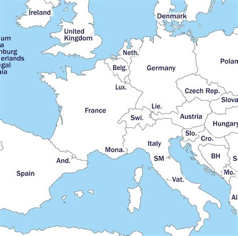 Blank Map of Europe 2015 by xGeograd on DeviantArt