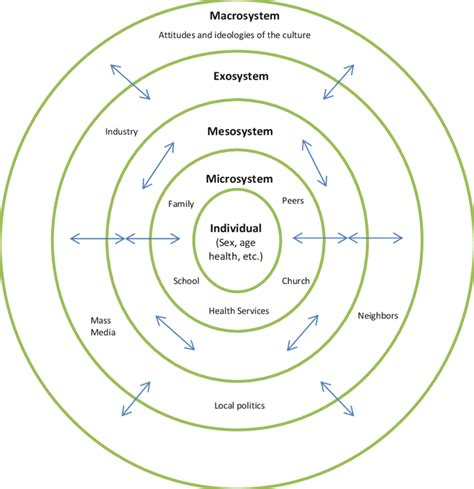 Blank Bronfenbrenner Ecological Model Template