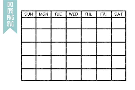 Blank Calendar SVG