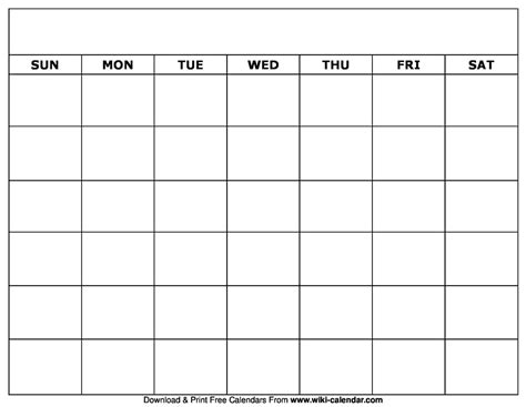 Blank Calendar Template: The Ultimate Guide For 2023