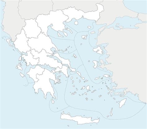 Ancient Greece Blank Map Outline Map Of Ancient Greece Printable