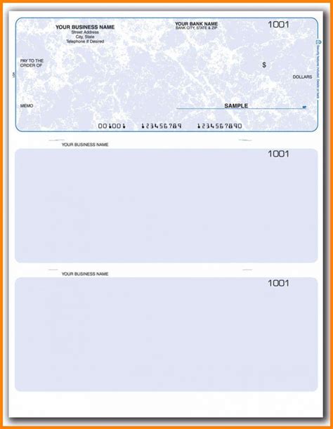 Blank Cashiers Check Template Printable