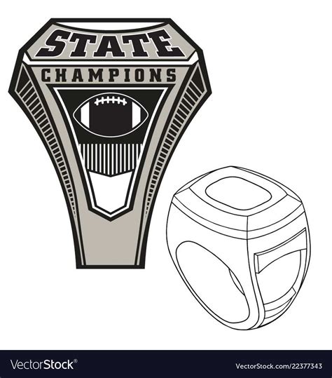 Blank Championship Ring Template