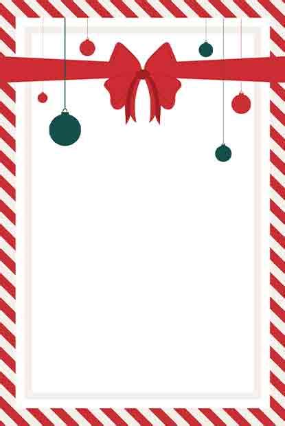 Blank Christmas Invitation Templates Free