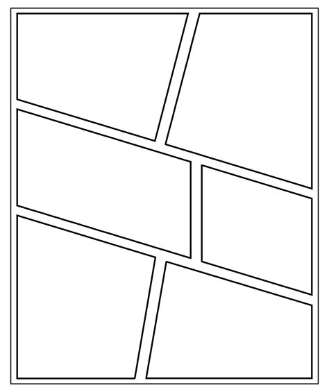 Blank Comic Book Pages Printable