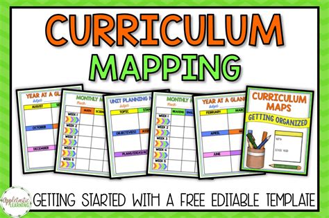 Blank Curriculum Map Template