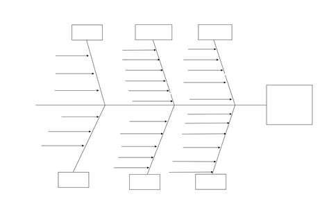 Blank Fishbone Diagram Template Word - Professional Template Examples