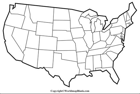 Google Blank Map Of United States