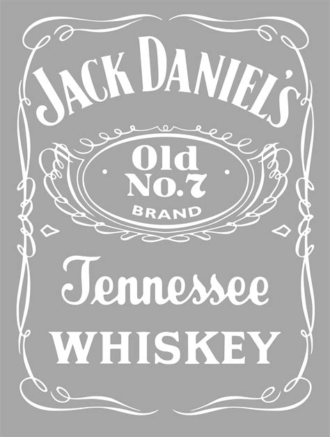 Blank Jack Daniels Logo Template