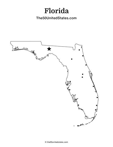 10 Best Florida State Map Printable