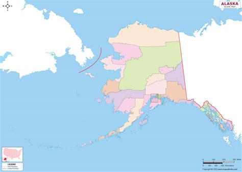 Alaska Map Outline Alaska Free Map Free Blank Map Free Outline Map