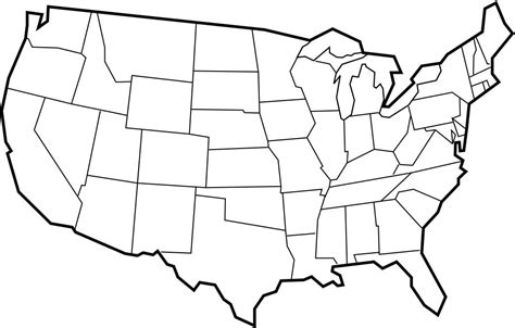 Fill In Map Of Us Blank Map Of United States Quiz Best 50 States Map