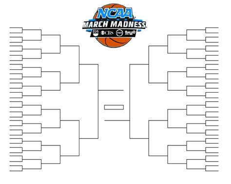 Blank Ncaa Bracket Template