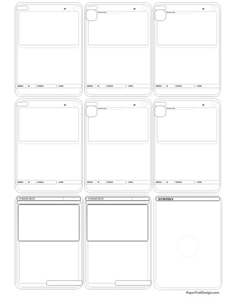 Blank Pokemon Card Printable