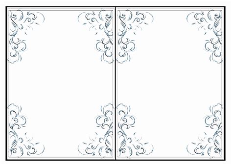 Blank Printable Greeting Card Template