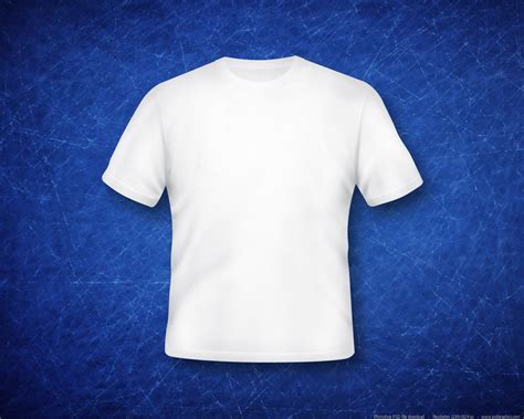 Blank T Shirt Template Psd