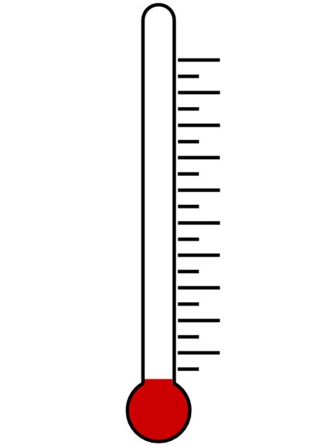 Blank Thermometer Template