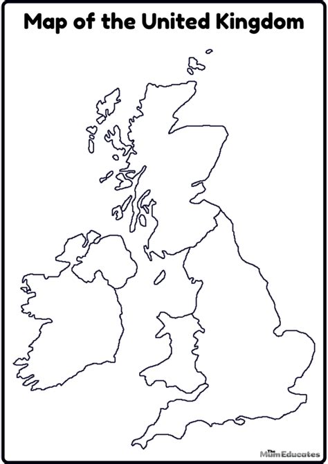 Blank Simple Map Of England Uk Map Outline Printable Printable Maps