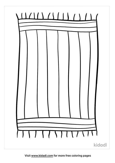 Blanket Coloring Page
