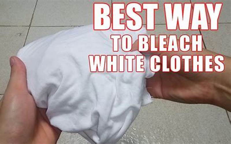 Bleaching White Clothes