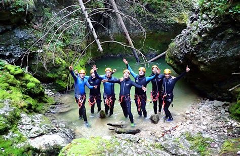 Bled Canyoning Tour Groups