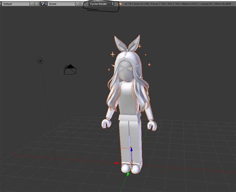 Blender 27.9 Model Turns White in Cycles Render - Art Design 